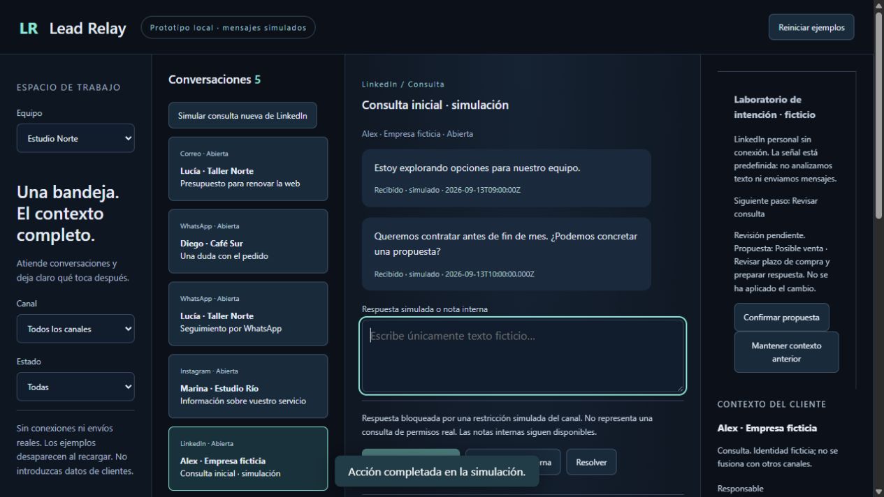 Buying timeline message and buttons to confirm or keep the previous context